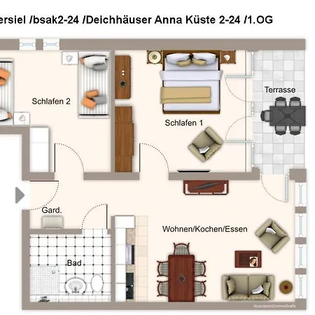 Apartamento Deichhäuser Anna Küste Deichhäuser Anna Küste 2-24